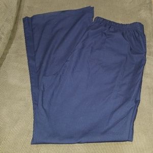 V life navy royal boot cut scrub pants M